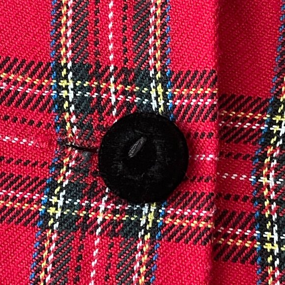 Bonnie Jean Jacket‎ Dress Girls Size 4 Plaid Long Sleeves - Picture 6 of 6